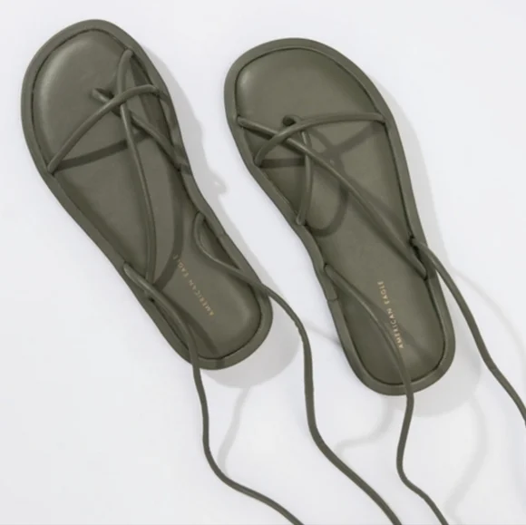 AE platform lace-up sandals - Picture 2 of 4